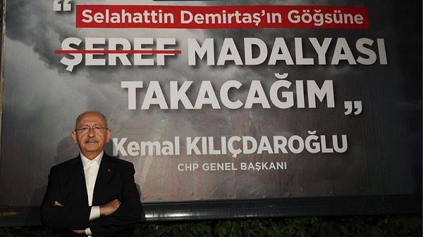Kılıçdaroğlu, asılan afişlere sosyal medyadan tepki gösterdi