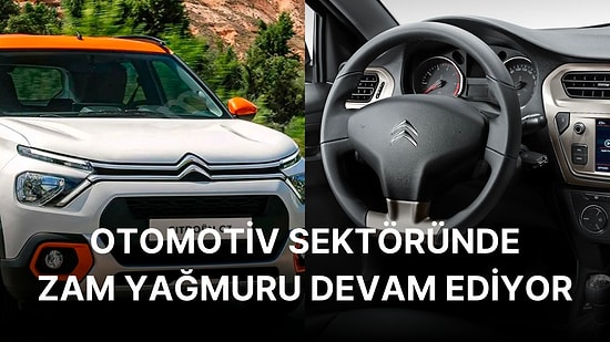 Citroen Eylül Ayı Fiyat Listesi Zamlı Fiyatlarla Geldi!