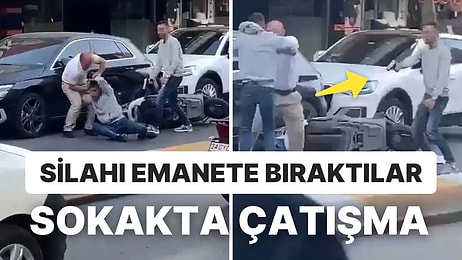 İstanbul’da Sokak Ortasında Çatışma: Silahı Poşete Koyarak Bırakıp Kaçtılar