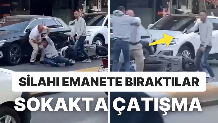 İstanbul’da Sokak Ortasında Çatışma: Silahı Poşete Koyarak Bırakıp Kaçtılar