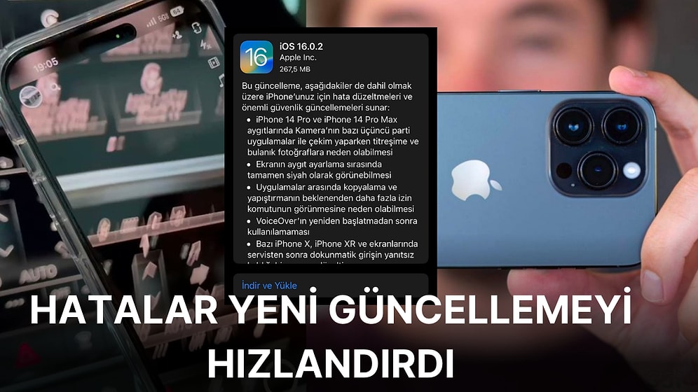 iPhone 14 Pro'lardaki Titreyen Kamera Problemi ve Diğer Hataları Düzelten iOS 16.0.2 Güncellemesi Yayınlandı