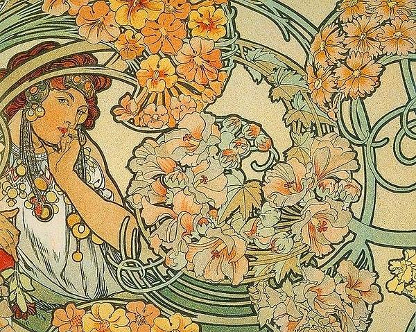 11. 1890'ların Art Nouveau stili, 1960'ların psikedelik tarzına ilham olmuştur.