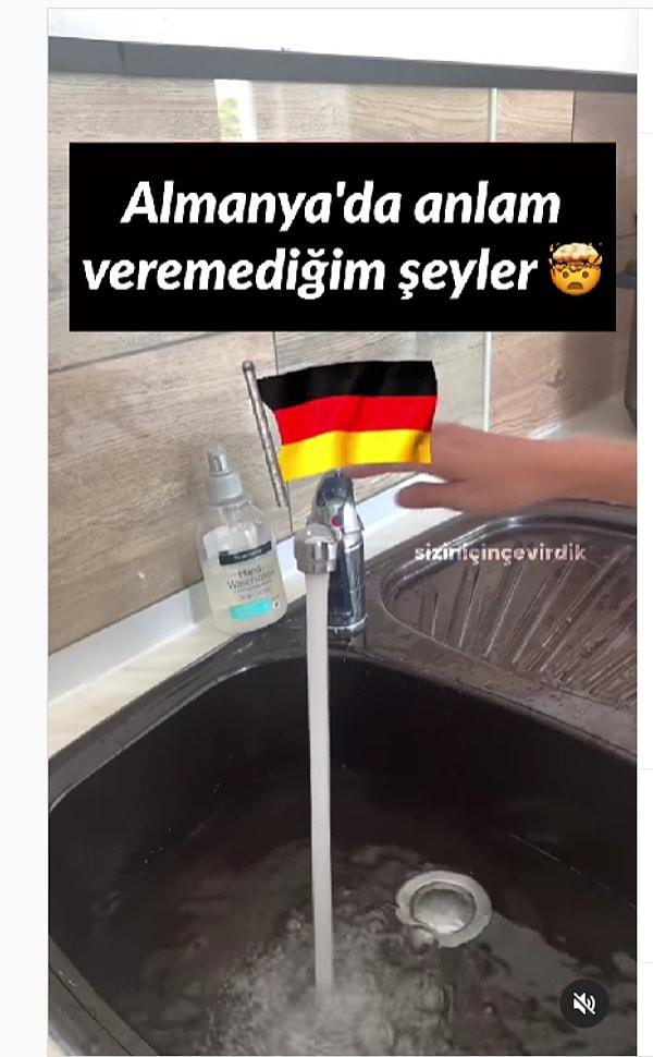 Instagram'da tartışma yaratan bir görüntü de akıllara bu temizlik takıntısını getirdi. Görüntüde Almanya'da bulaşık yıkama şekli anlatılıyordu.