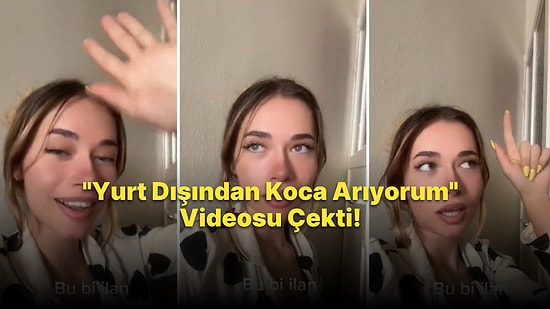 'Ben Çok Güzelim' Diyen Kadın Yurt Dışından Koca Aradı: 'Vatandaşlık Verebilecek Herhangi Biriyle...'