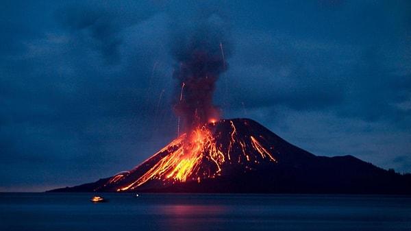 Kurzgesagt kanalı, bulgularını 1883'te Krakatoa Dağı'nın devasa patlamasına dayandırıyor.