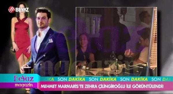 Tatilde olan Mehmet Dinçerler bir arkadaş ortamında, Hülya Avşar ve Kaya Çilingiroğlu'nun kızları Zehra Çilingiroğlu ile görüntülendi.