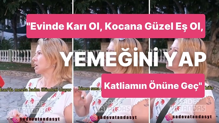 'Evinde Karı Ol, Kocana Güzel Eş Ol, İdare Bil Katliamın Önüne Geç' Diyen Kadın Tepki Çekti