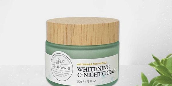 8. Seohwabi Whitening C+ Night Cream  Lekeli Ciltler İçin Aydınlatıcı Gece Kremi