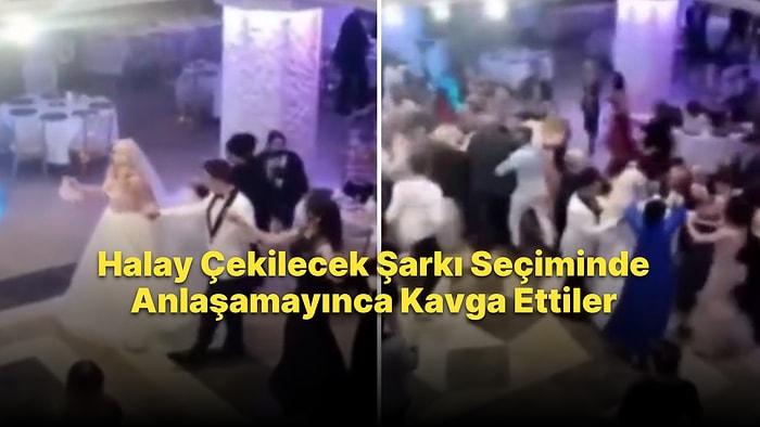 Düğünde Kız Tarafı ile Erkek Tarafı Tekme Tokat Birbirine Girdi: Halay Çekilecek Şarkıda Anlaşamamışlar