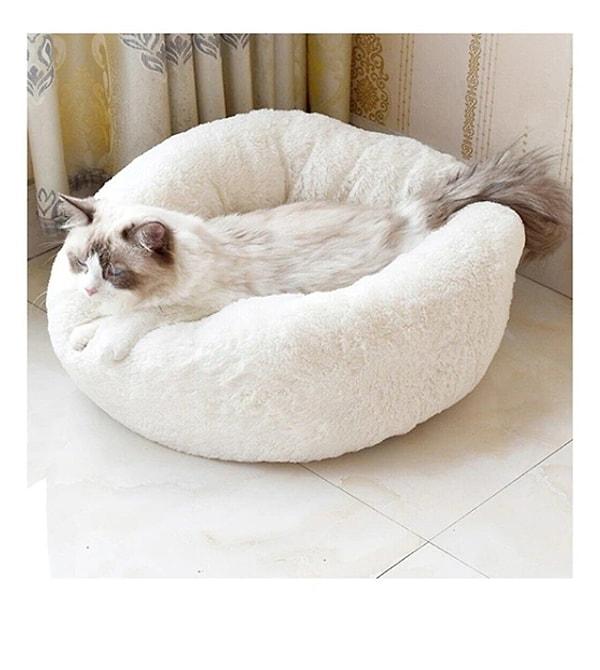 1. Yumuşacık polar bir kedi yatağına kediniz bayılacak.