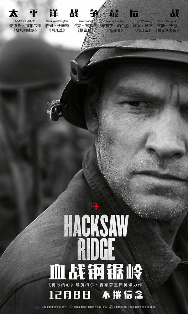 6. Hacksaw Ridge / Savaş Vadisi (2016) - IMDb: 8.1
