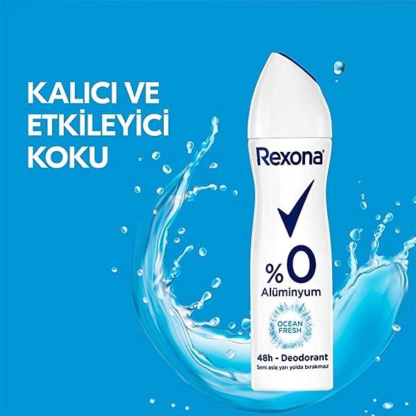 11. Alüminyum içermeyen yapısı ve hoş kokusu ile bu hafta en çok satılan deodorant karşınızda: Rexona Pure Fresh