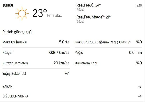 3 Ekim Pazartesi Ankara Hava Durumu