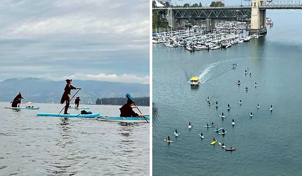 28. Соревнование "Весло ведьмы" в Ванкувере, Британская Колумбия.40 милых ведьм