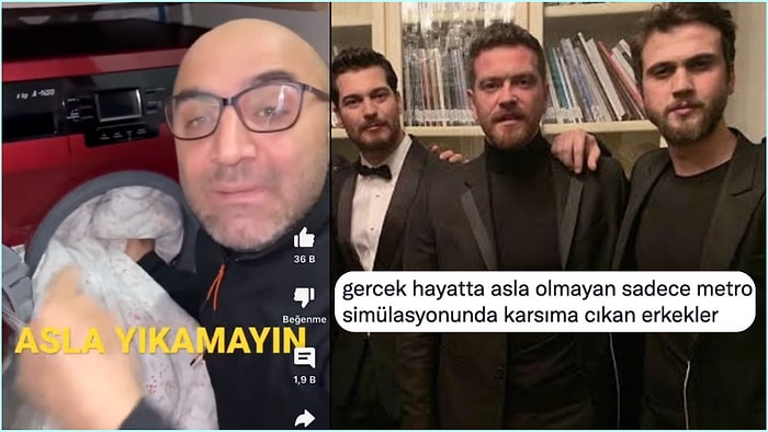 Çamaşır Makinesinin İçine S**an Aileden Sadece Metroda Görünen Erkeklere Son 24 Saatin Viral Tweetleri