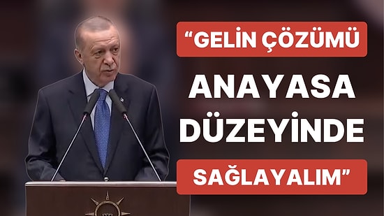 Erdoğan'dan Başörtüsü İçin Teklif: Gelin Çözümü Anayasa Düzeyinde Sağlayalım