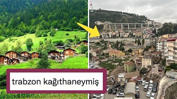 Doğasına Hayran Olduğumuz Trabzon Paylaşımındaki Çölü Aratmayan Görsele Goygoycular Sessiz Kalamadı