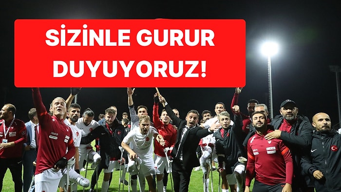 Ampute Futbol Milli Takımımız 2022 Dünya Kupası'nda Yarı Finalde!