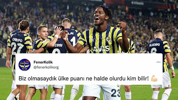 AEK Larnaca Karşısında Ülke Puanını Sırtlayan Fenerbahçe'ye Sosyal Medyadan Gelen Övgüler