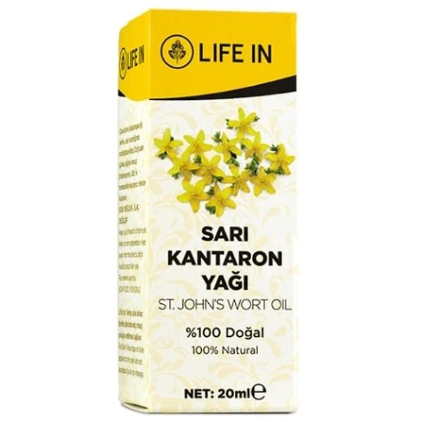Parlak bir cilt için Life In Sarı Kantaron Yağı...