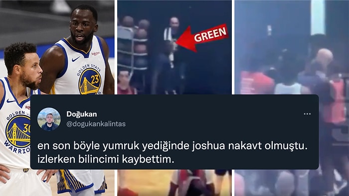 Draymond Green'in Takım Arkadaşı Jordan Poole Attığı Acımasız Yumruk Sosyal Medyayı Ayağa Kaldırdı