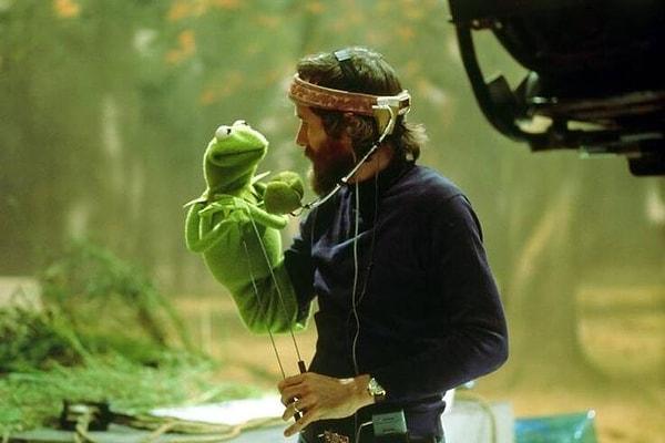 1. Jim Henson ve Kurbağa Kermit'in nadir bir fotoğrafı.