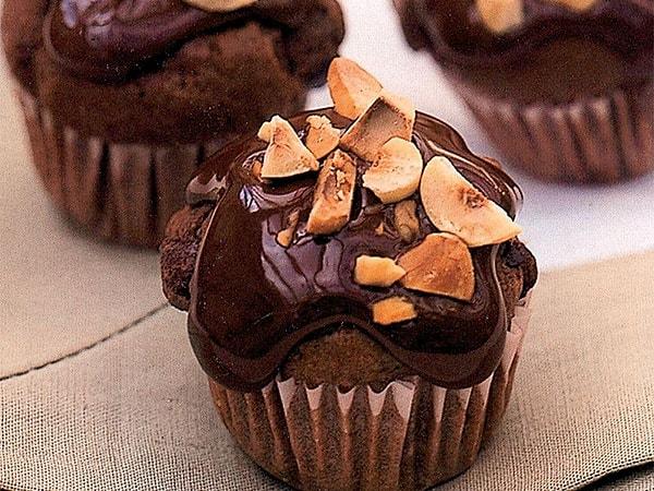 6. Fındıklı Çikolatalı Muffin Tarifi