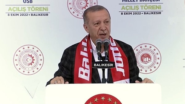 Cumhurbaşkanı Recep Tayyip Erdoğan, Kuva-yı Milliye Meydanı'nda düzenlenen Balıkesir OSB, Çamlık Millet Bahçesi, Ardıçtepe Barajı ile Yapımı Tamamlanan Diğer Projelerin Toplu Açılış Töreni’ne katıldı.