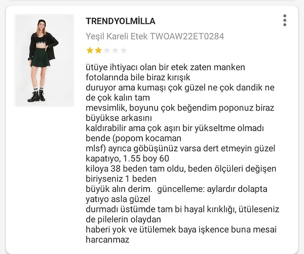 9. İdeal ürün yorumu diyebilir miyiz? 👇