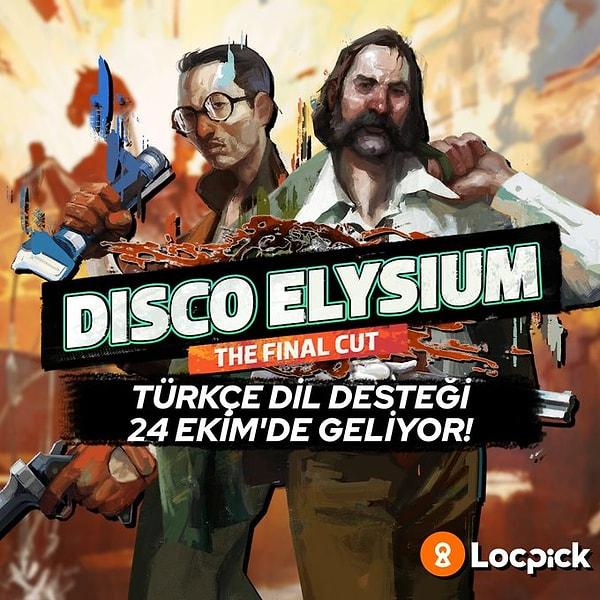 Ve nihayet beklediğimiz o haber geldi! Disco Elysium resmi Türkçe dil desteğine 24 Ekim tarihinde kavuşuyor!