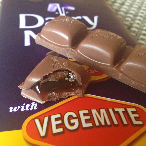 Cadbury's Vegemite Aromalı Çikolata Barı