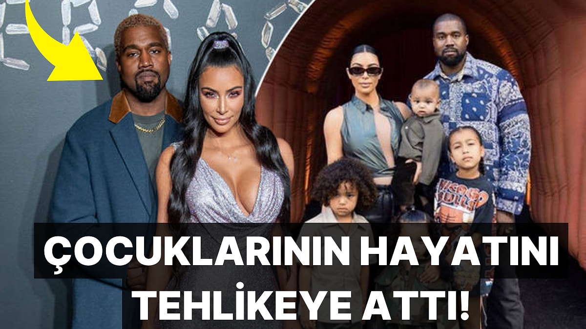 Kim Kardashian, Çocuklarının Okulunun Adını İfşa Eden Kanye West Yüzünden  Özel Koruma Tutmak Zorunda Kaldı!