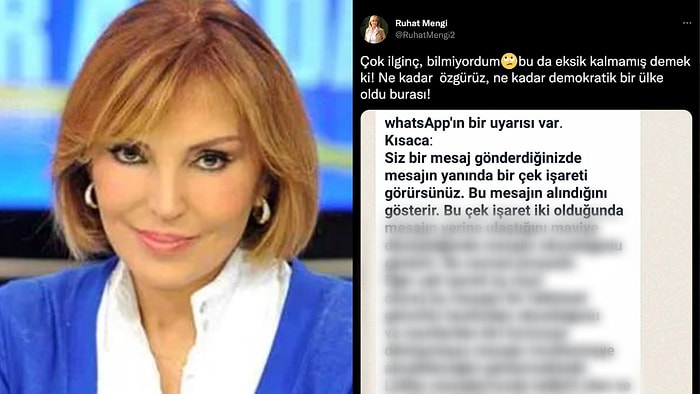 Gazeteci Ruhat Mengi Troll Mesaja İnanıp Bunu Gerçek Sanınca Sosyal Medyada Fena Dalga Konusu Oldu