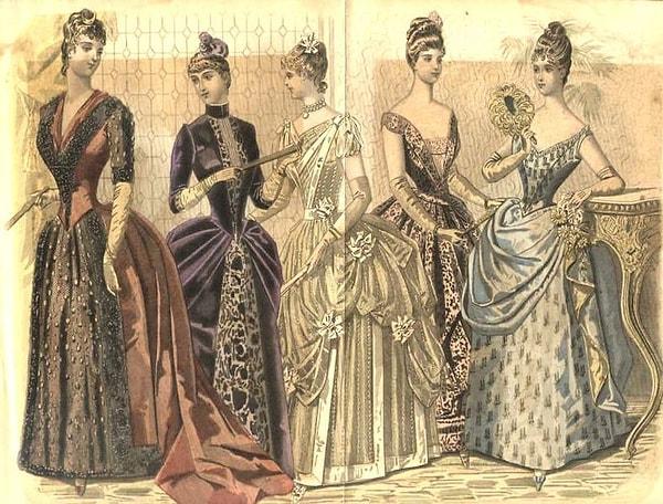 Viktorya Döneminin sahip olduğu güzellik anlayışı, kadınların ince bele sahip olmasından yanaydı. İnce bel görünümü için sıkı korseler giyen kadınlar ayrıca farklı bir metoda başvuruyorlardı.