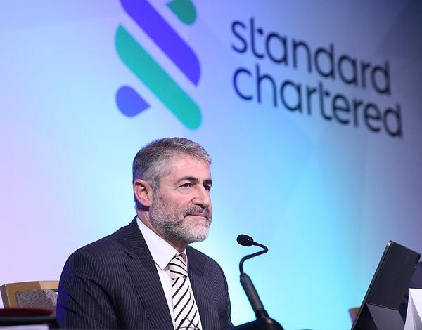 Hazine ve Maliye Bakanı Nureddin Nebati, Amerika Birleşik Devletleri’nin başkenti Washington DC’de Standard Chartered organizasyonuyla düzenlenen yatırımcı forumuna katıldı.