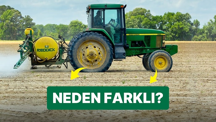 Traktörlerin Ön ve Arka Teker Boyları Neden Birbirinden Farklıdır?