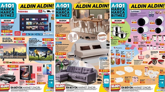 20 Ekim 2022 A101 Aldın Aldın Kataloğu