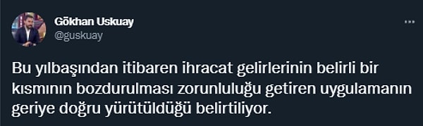 Sosyal medyada da uzmanlar konuyla ilgili yorum yaptı. Gökhan Uskuay, konuya geriye doğru yürütmeden yaklaştı.