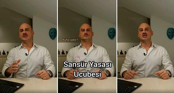 'Sansür Yasası Ucubesi' diyerek paylaştığı videosunda, Sosyal Medya Yasası'nı iktidarın gözüyle yorumlayan Onur Babacan yine gündem oldu.