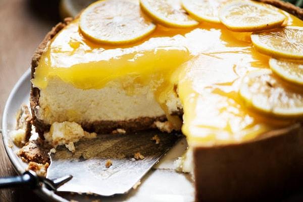 14. Ekşi tat arayanlar buraya: Limonlu cheesecake tarifi