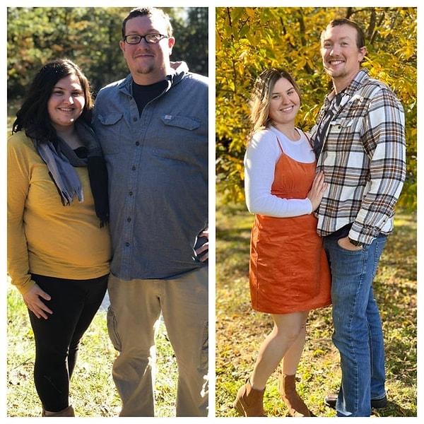9. "Eşimle son 2 senedir çok çaba gösterip daha mutlu ve sağlıklı bir hayat sürüyoruz. Ben de eşim de 32 kilo verdik."