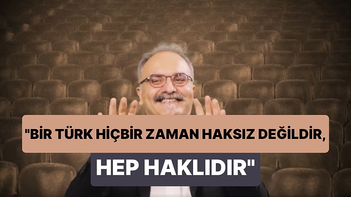 Emrah Safa Gürkan: 'Bir Türk Hiçbir Zaman Haksız Değildir, Hep Haklıdır'