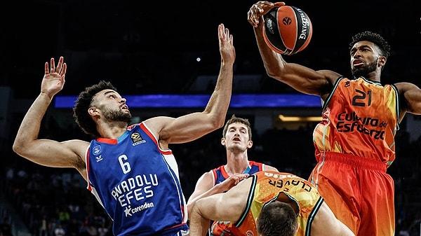 Valencia Basket, Anadolu Efes Karşısında Kazandı