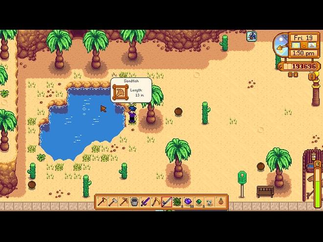 Where To Catch The Sandfish in Stardew Valley