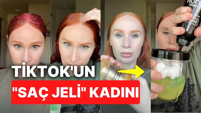 TikTok'ta Jöle Üstüne Köpük Sıkarak Saçlarını Topladığı Videolarla Viral Olan Asker Kadın Ashley Elliott