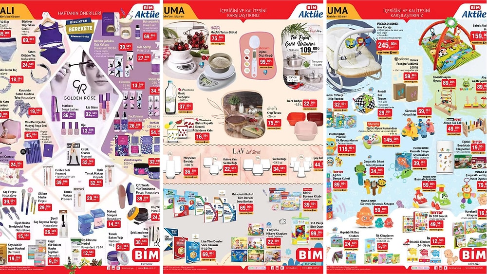 25 - 28 Ekim BİM Aktüel İndirim Kataloğu