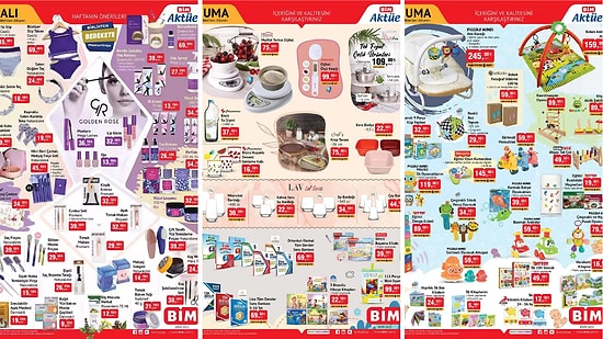 25 - 28 Ekim BİM Aktüel İndirim Kataloğu