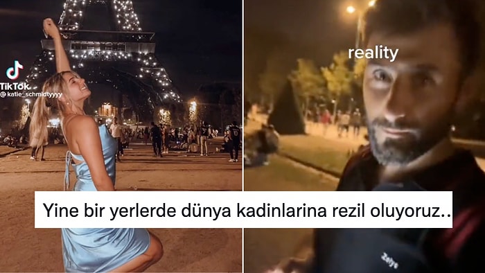 Bir Türk'ün Ahlaksız Teklifte Bulunduğu Anları TikTok'ta Yayınlayan Yabancı Kadın