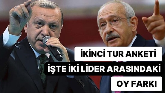 MetroPOLL'den 'İkinci Tur' Anketi: İşte Kılıçdaroğlu ile Erdoğan Arasındaki Fark