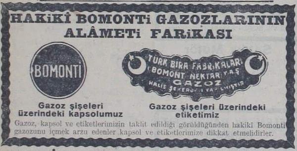1938 yılına gelindiğinde İstanbul'da artık dört adet gazoz fabrikası dikkatleri üzerine çekiyordu:  "G. Baslamacaoğlu’nun Sirkeci’deki Olimpos, Feriköy’deki Bomonti (bira ve rakının yanı sıra gazoz da üretirdi, hem de üç cins: tutti frutti, portakallı ve limonlu), sularıyla ünlü Büyükdere’deki Kocataş ve Demirkapı’daki Halim Hurşit’in Yalova gazoz fabrikaları."